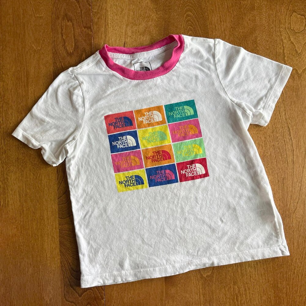 The North Face multicolor ringer tee S 7/8
